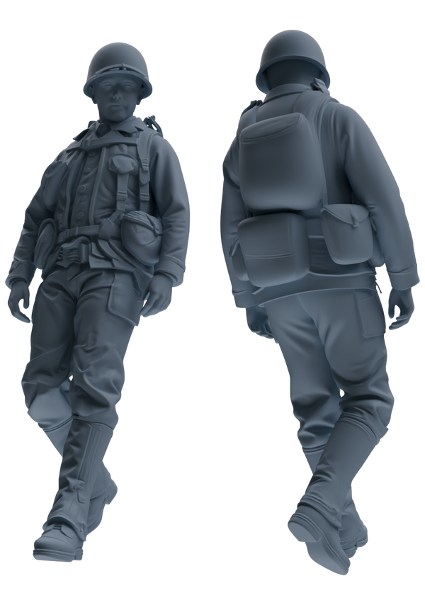MRY-SFW SSTR071 Miniatures Soldier Model Kit Saving Ryan in Normandy WWII U.S. Army Six-Person Praying Group