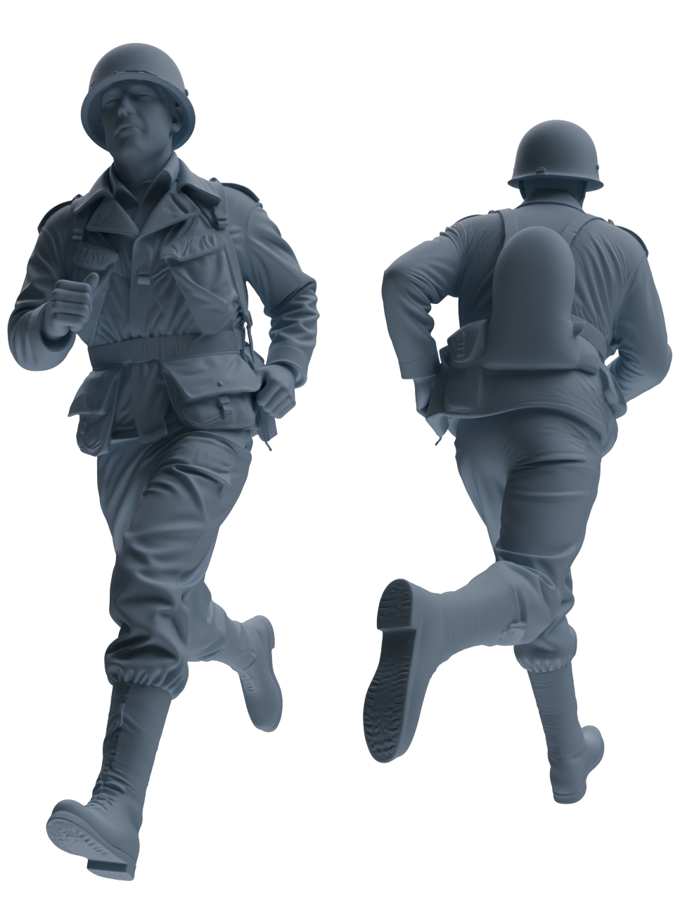 MRY-SFW SSTR064 Miniatures Soldier Model Kit Hacksaw Ridge Rescue Story WWII U.S. Army Three-Person Support Group