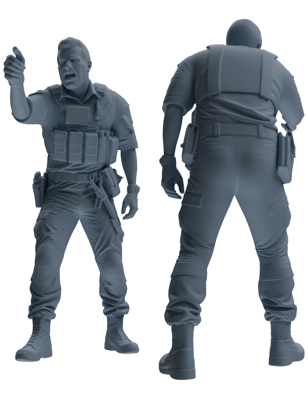 MRY-SFW SSTR023 Miniatures Soldier Model Kit Modern Navy SEAL Six-Person Training Group