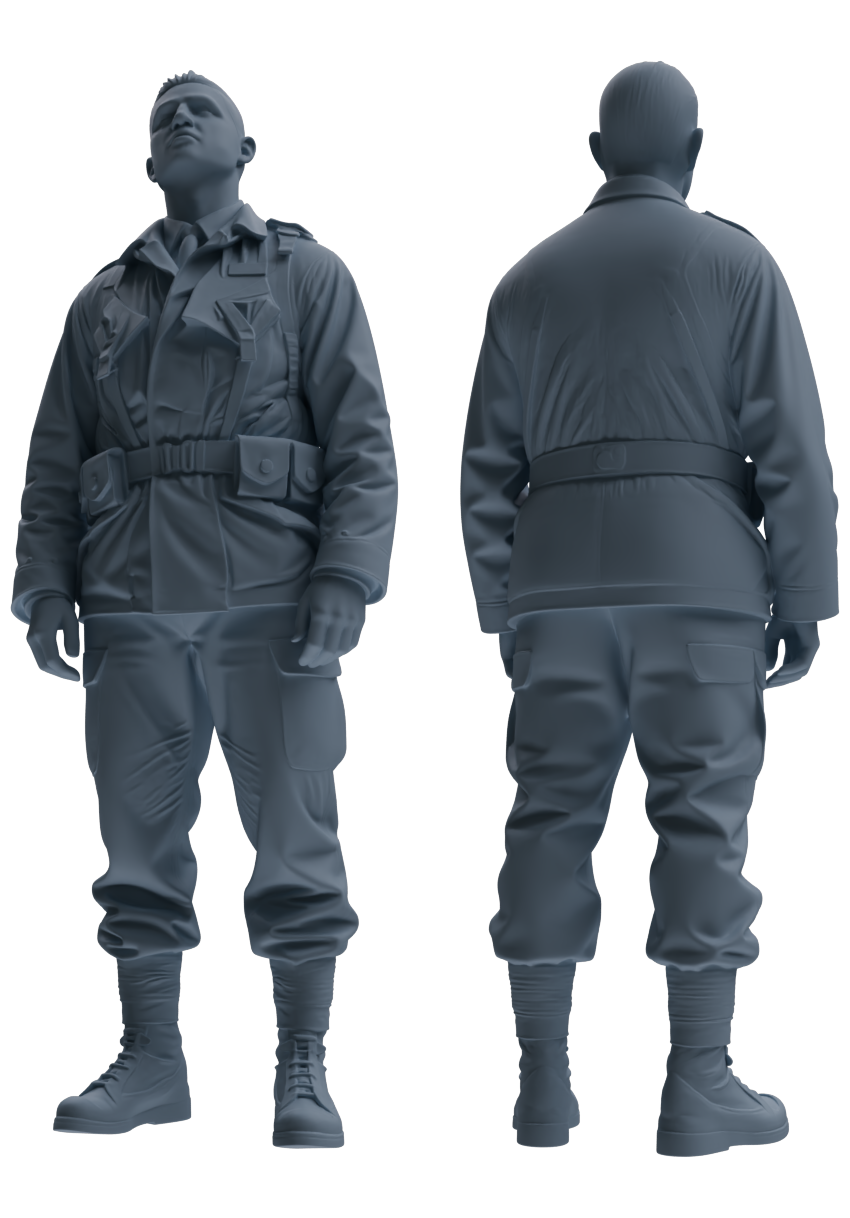 MRY-SFW SSTR058 Miniatures Soldier Model Kit Hacksaw Ridge Rescue Story WWII U.S. Army Six-Person Praying Group