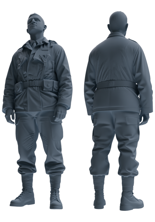 MRY-SFW SSTR058 Miniatures Soldier Model Kit Hacksaw Ridge Rescue Story WWII U.S. Army Six-Person Praying Group