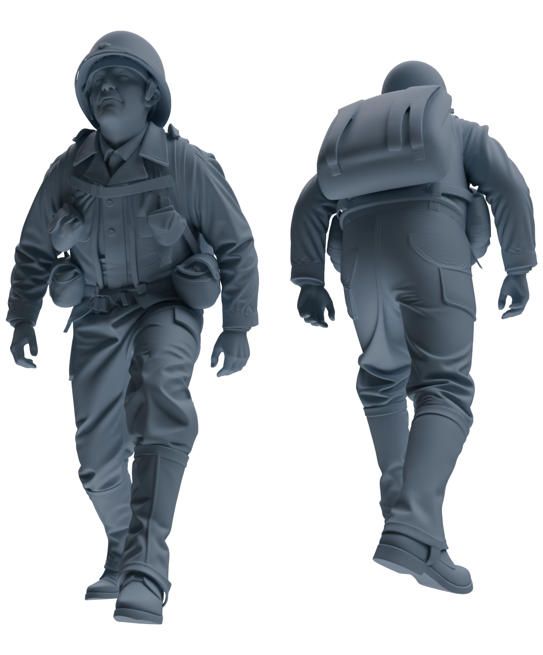 MRY-SFW SSTR070 Miniatures Soldier Model Kit Saving Ryan in Normandy WWII U.S. Army Six-Person Ambush Group