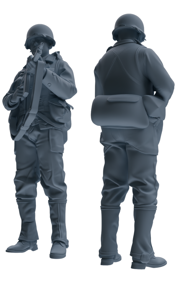 MRY-SFW SSTR072 Miniatures Soldier Model Kit Saving Ryan in Normandy WWII U.S. Army Six-Person Frontline Group