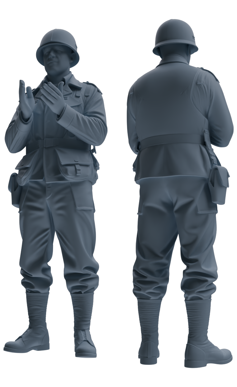 MRY-SFW SSTR056 Miniatures Soldier Model Kit Hacksaw Ridge Rescue Story WWII U.S. Army Six-Person Triumphant Return Group