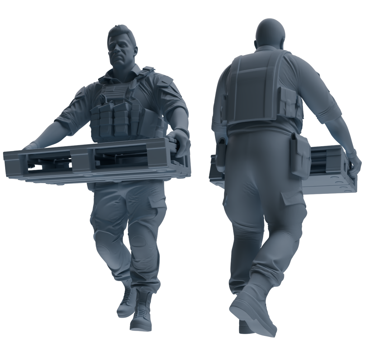 MRY-SFW SSTR009  Modern Navy SEAL Six-Person Logistics Group