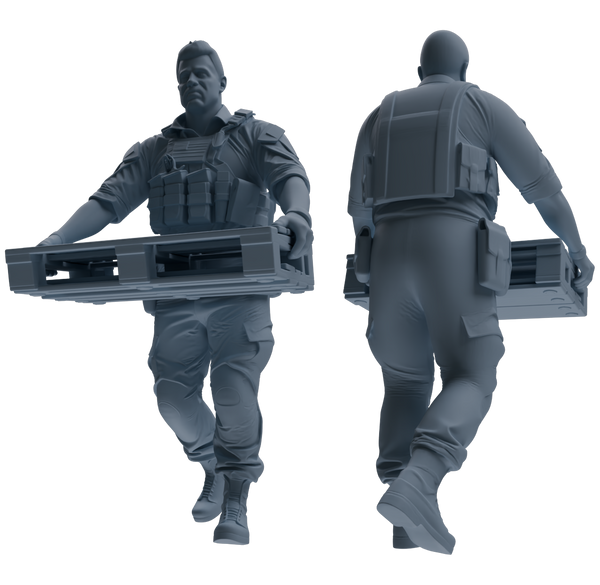 MRY-SFW SSTR009  Modern Navy SEAL Six-Person Logistics Group