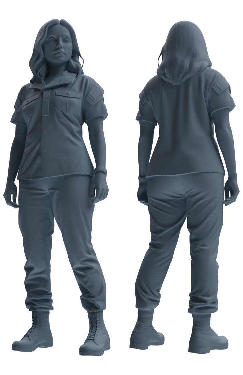 MRY-SFW SSTR025 Miniatures Soldier Model Kit Modern Navy SEAL Six-Person Guard Duty Group