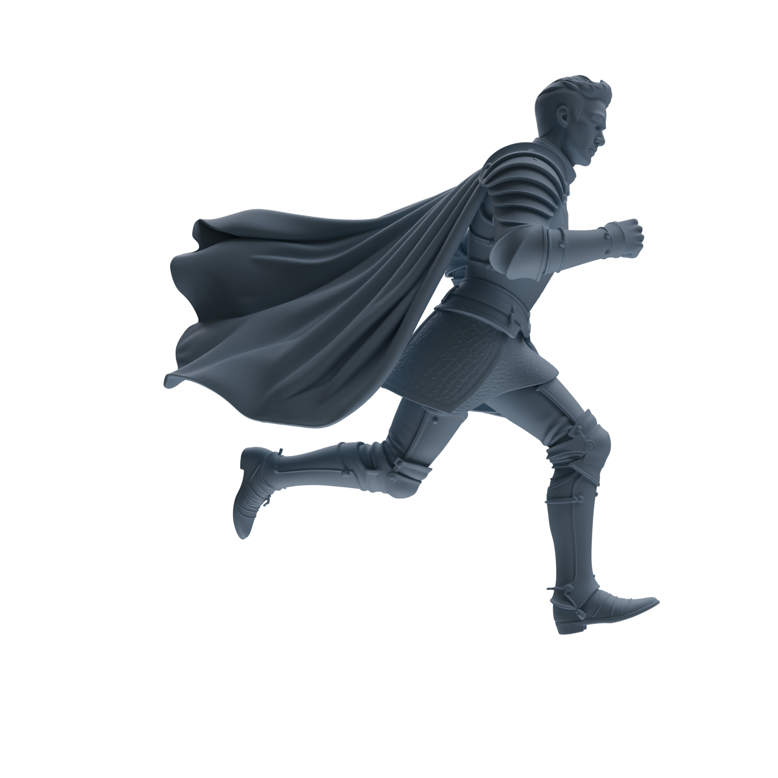 MRY-SFW SSTR082 Miniatures Soldier Model Kit Medieval Knight Without Helmet Four-Person Training Group