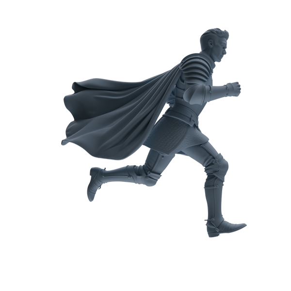 MRY-SFW SSTR082 Miniatures Soldier Model Kit Medieval Knight Without Helmet Four-Person Training Group