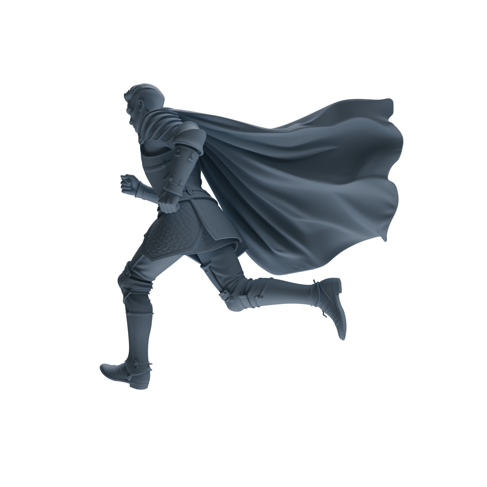 MRY-SFW SSTR082 Miniatures Soldier Model Kit Medieval Knight Without Helmet Four-Person Training Group
