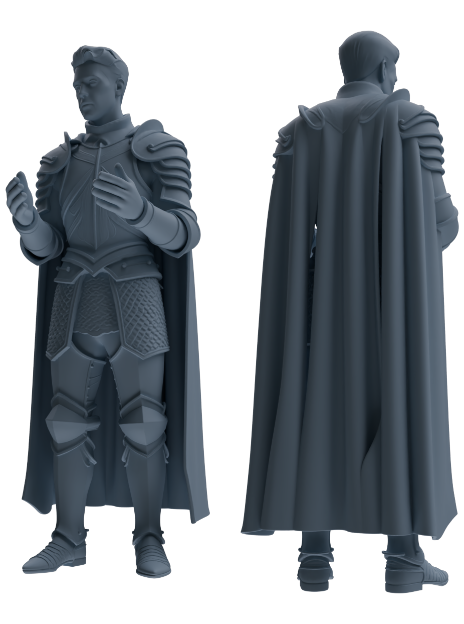 MRY-SFW SSTR093 Miniatures Soldier Model Kit Medieval Knight Six-Person Diplomatic Group