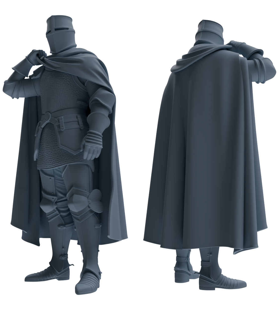 MRY-SFW SSTR091 Miniatures Soldier Model Kit Medieval Knight Five-Person Celebration Group
