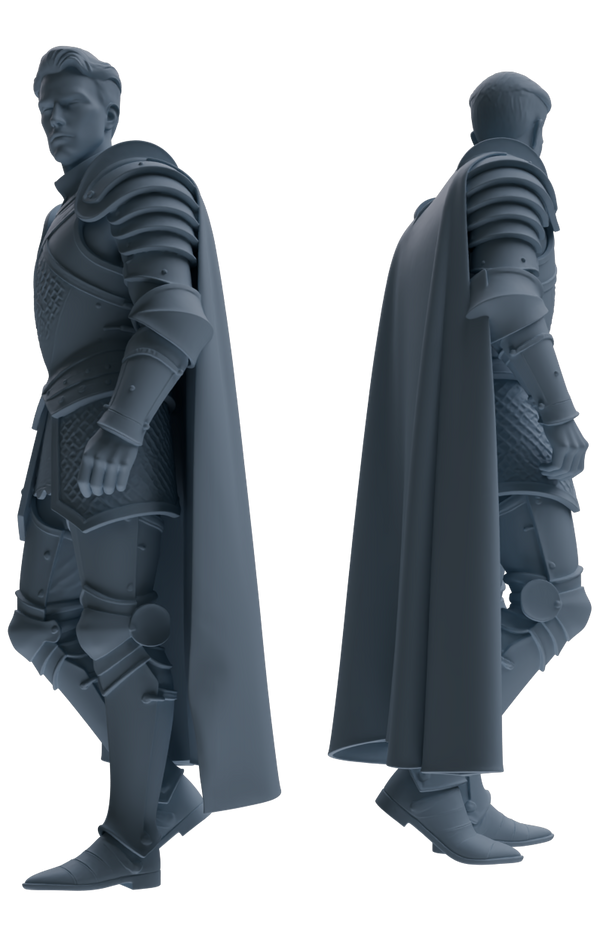 MRY-SFW SSTR080 Miniatures Soldier Model Kit Medieval Knight Without Helmet Six-Person Daily Routine 3