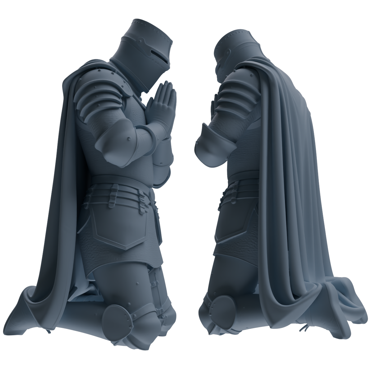 MRY-SFW SSTR085 Miniatures Soldier Model Kit Medieval Knight Five-Person Confession Group
