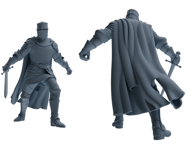 MRY-SFW SSTR092 Miniatures Soldier Model Kit Medieval Knight Six-Person Hunting Group