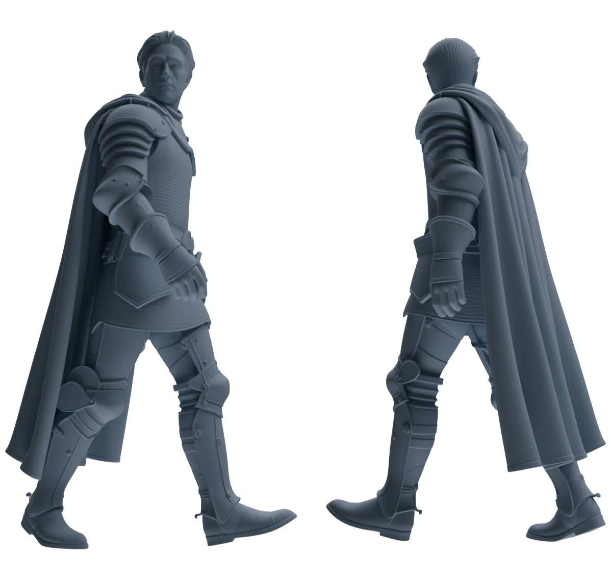 MRY-SFW SSTR087 Miniatures Soldier Model Kit Medieval Knight Five-Person Escort Group