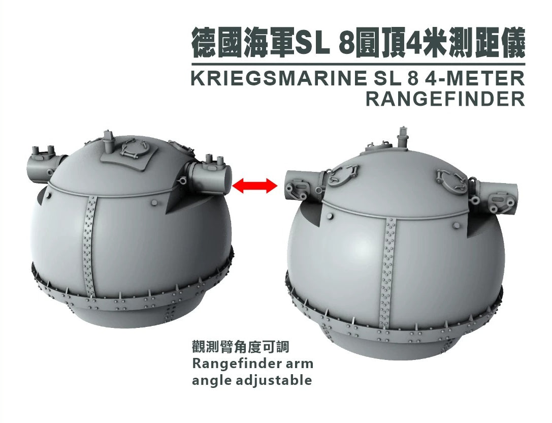 SSMODEL G350048   350 scale German Navy 4-meter rangefinder for Bismarck