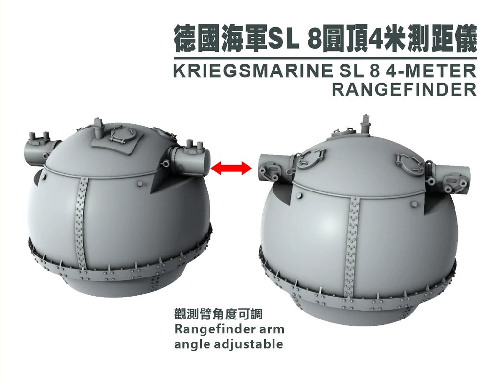 SSMODEL G350048   350 scale German Navy 4-meter rangefinder for Bismarck