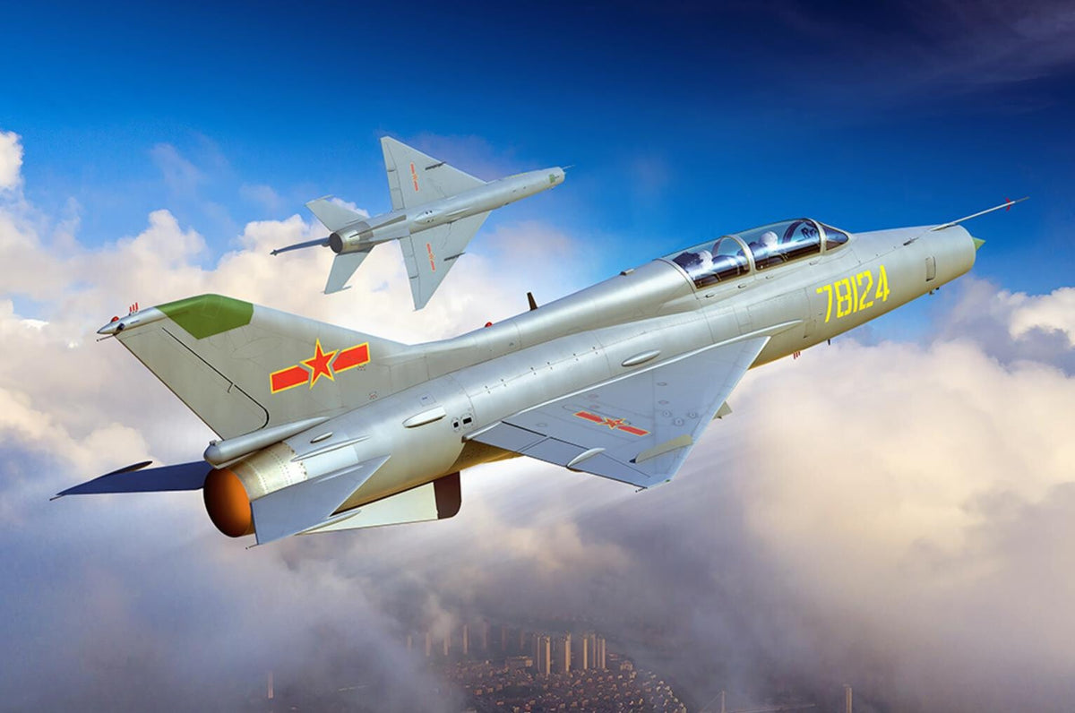 Trumpeter 02825 1/48 JJ-7A Trainer Model Kit — scale model kit