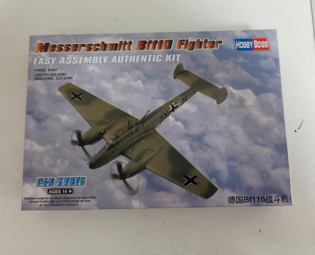 Trumpeter HOBBYBOSS 80292  1/72 Assembled Model German Bf110 Fighter