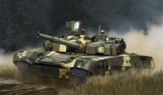 TRUMPETER 09512 1/35 Ukrainian T-84BM Oplot MBT — scale model kit
