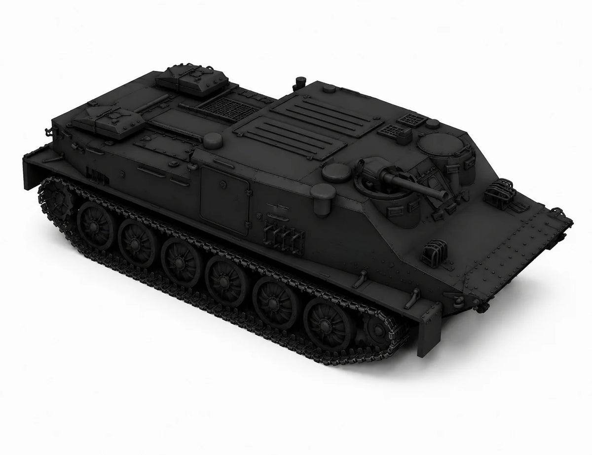 SSMODEL 1/144 OT-62A Czechoslovak Coldwar APC Tank Resin Model Kit TSS1440375 — detail view 2