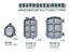 SSMODEL G350046  350 scale German Navy battleships porthole covers of both types