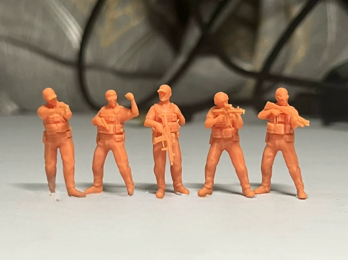Modern Police Force 5-Man Soldier LSSNO27 1/35/48/64/72/87/100/144