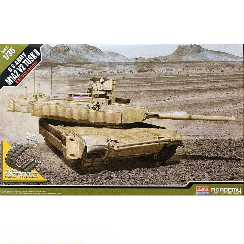 Academy 13504 1/35 U.S Army M1A2 V2 TUSK II model kit