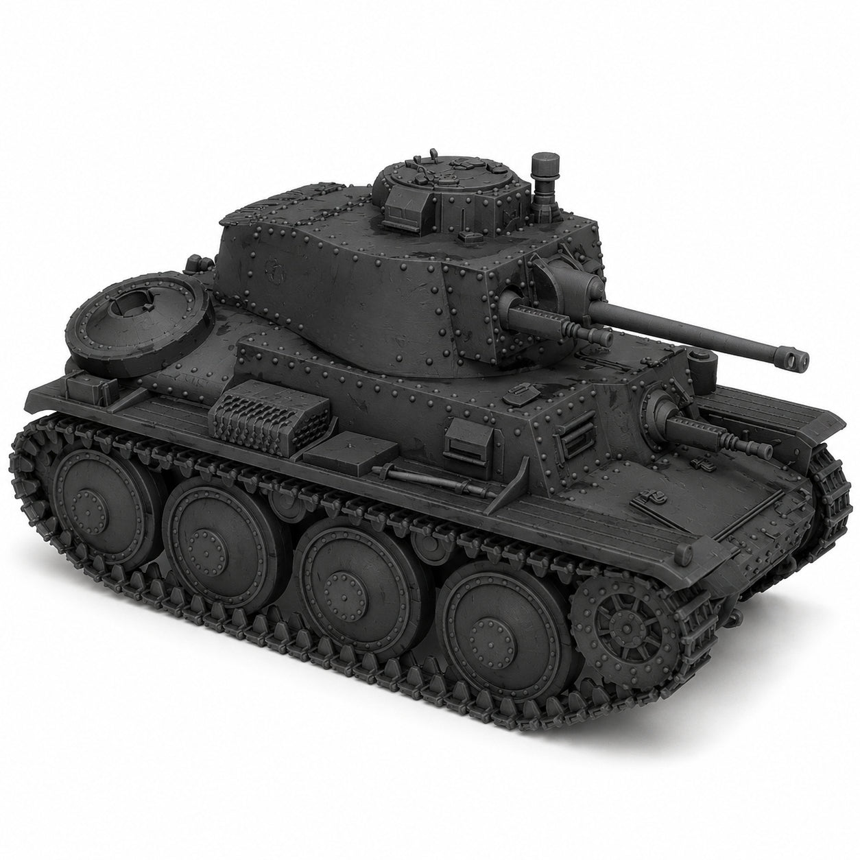SSMODEL 1/144 Panzerkampfwagen 38(t) tank Resin Model Kit TSS1440189