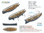 Rainbow RB7186 1/700 Detail Up IJN 9m Cutter [6sets|3DP+PE]