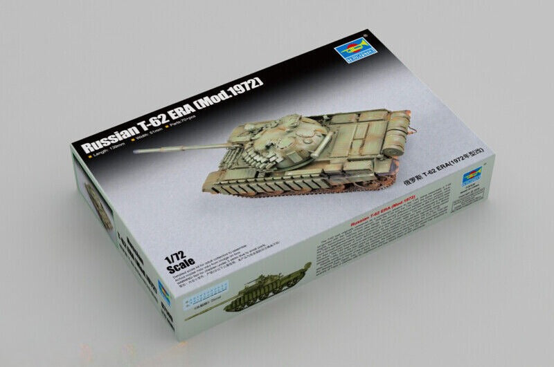Trumpeter 07149 1/72 Russian T-62 ERA (Mod.1972) — scale model kit