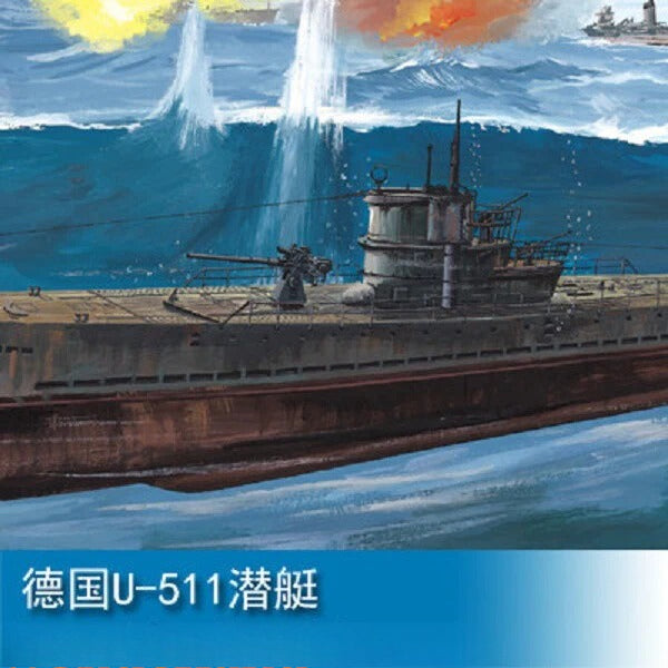 HobbyBoss 80915 1/200 Model Kit German U-Boat Type IX C — scale model kit