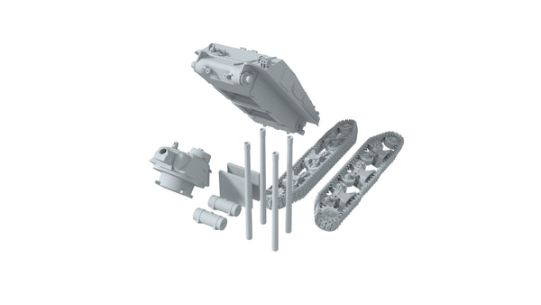 SSMODEL 1/72 M4-85 Soviet Experimental Medium Tank Resin MODEL KIT TSS0720001