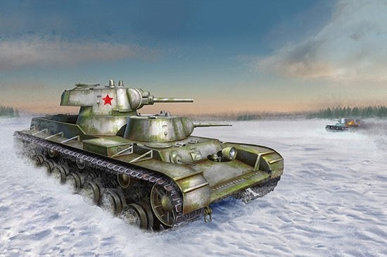 Trumpeter 09584 1:35 Scale Soviet SMK Heavy Tank model kit — scale model kit