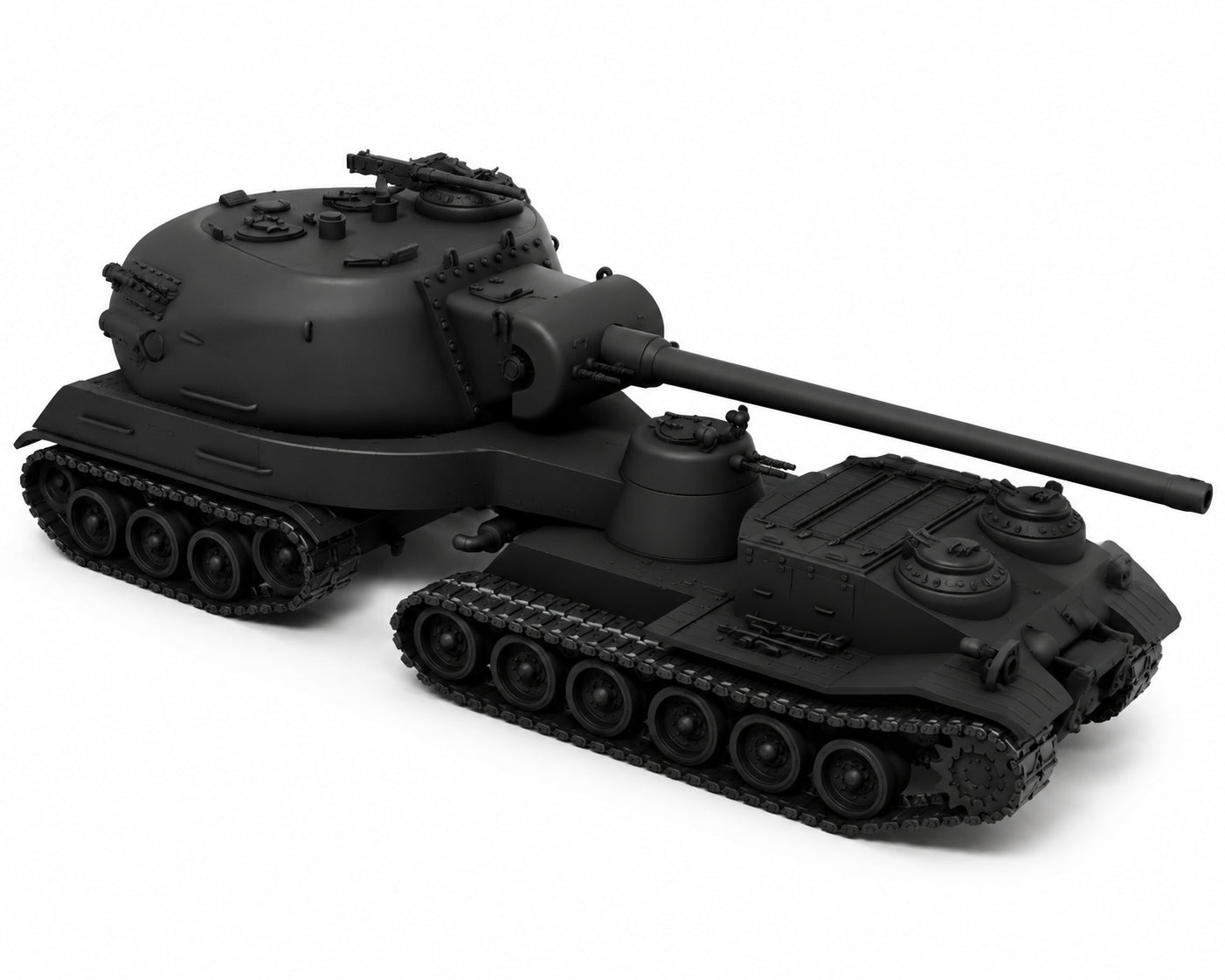 SSMODEL 1/144 Super Heavy Semi-trailer Tank Resin MODEL KIT TSS1440466