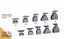 SSMODEL R350089  1/350 scale aircraft carrier deck light group