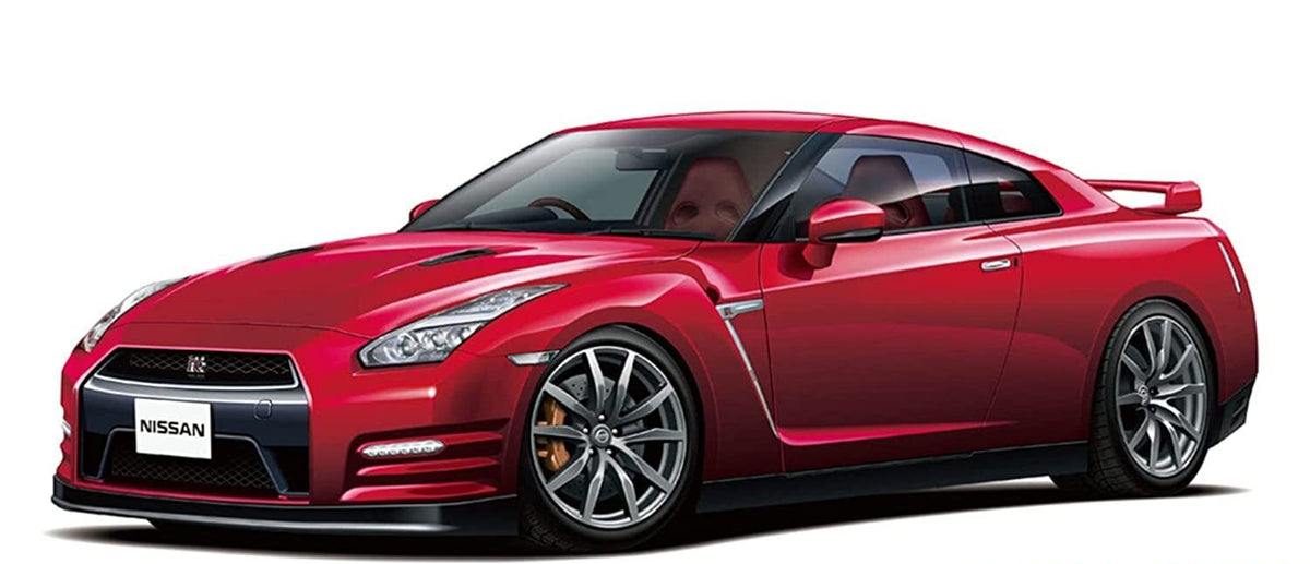 Aoshima AO-05857 1/24 Nissan NISSAN R35 GT-R PURE EDITION 14 cars Main image