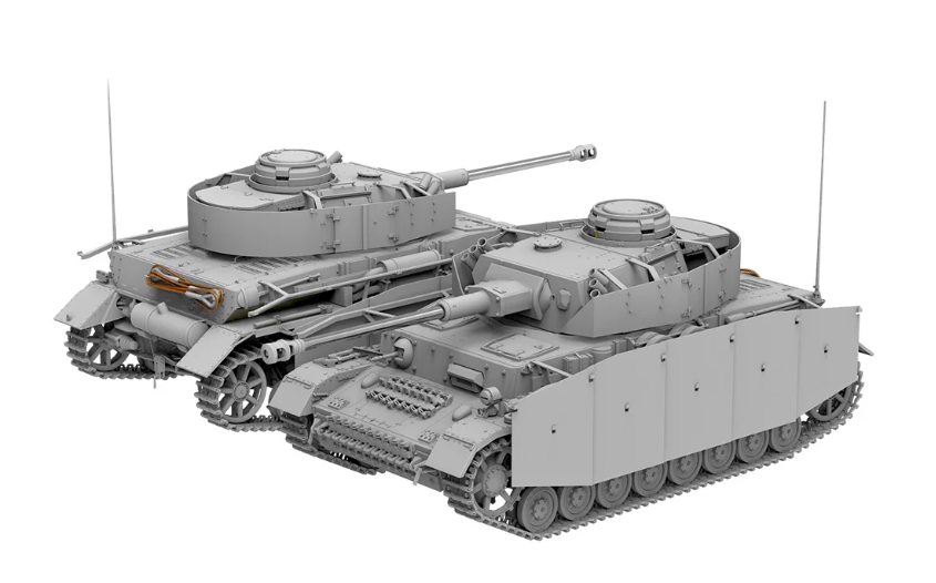 TAKOM 8019 1/35 Pz.Kpfw.IV Ausf. H Early Production Sd.kfz.161/2 Plastic Model — detail view 3