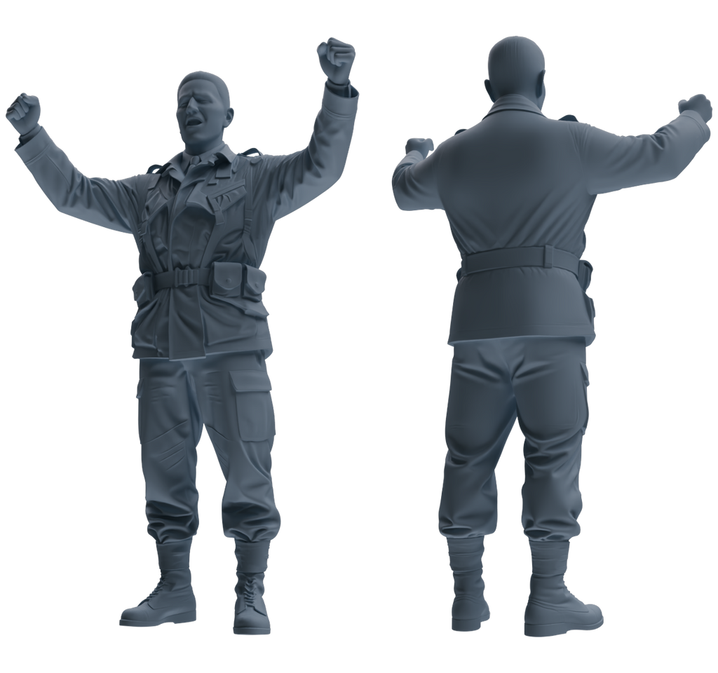 MRY-SFW SSTR060 Miniatures Soldier Model Kit Hacksaw Ridge Rescue Story WWII U.S. Army Six-Person Celebrating Group