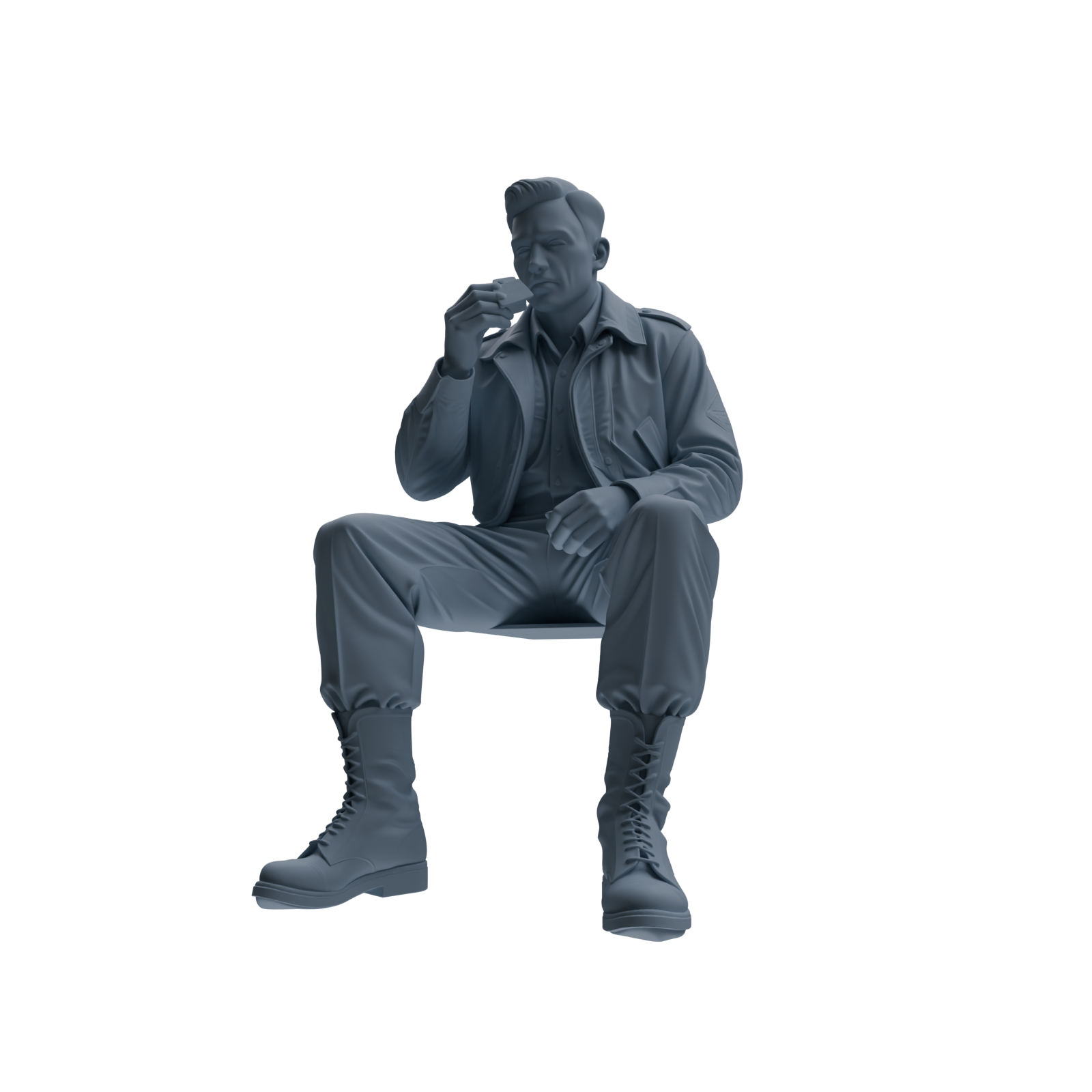MRY-SFW SSTR102 Miniatures Soldier Model Kit Enemy at Stalingrad WWII Soviet Soldiers Eating Six-Person Group
