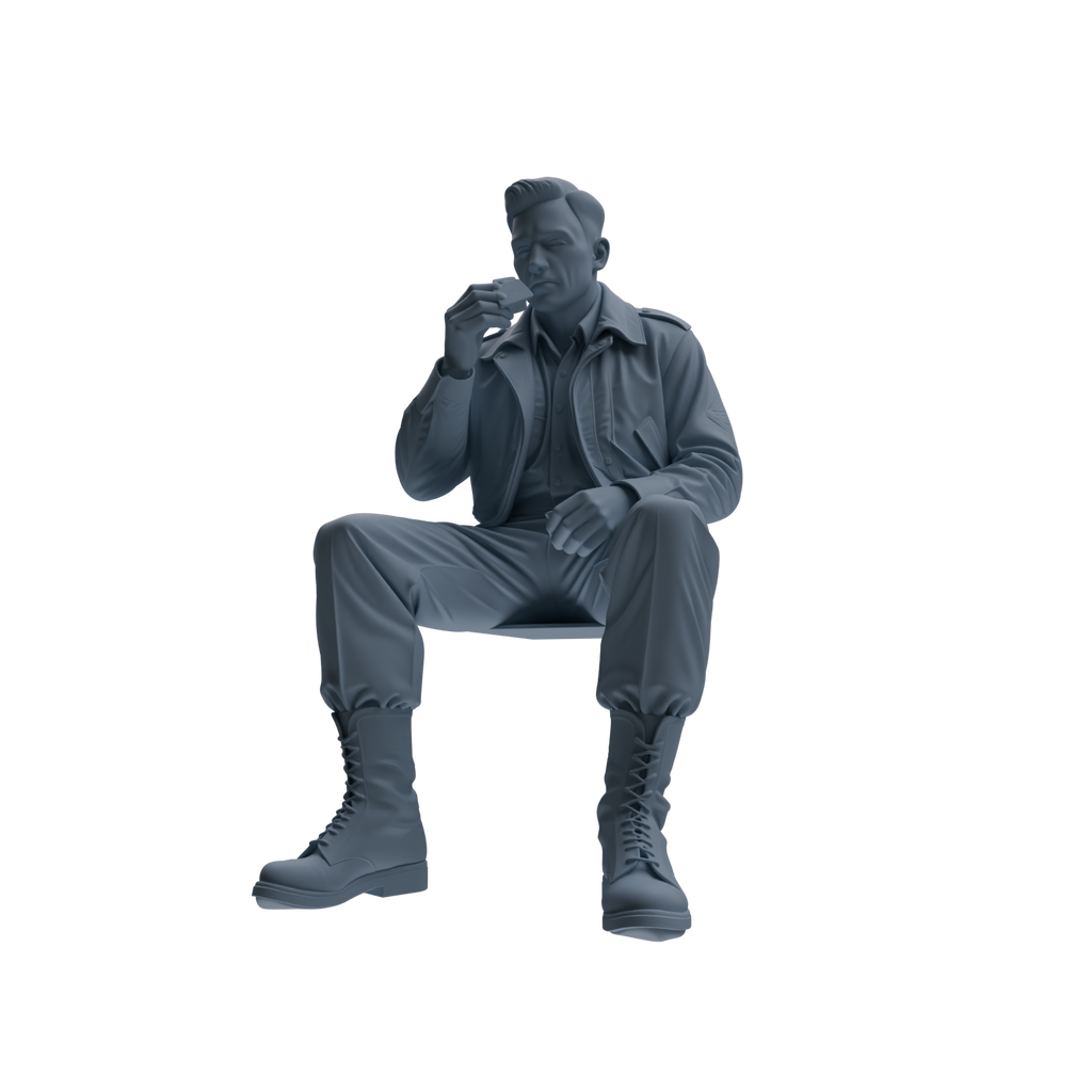 MRY-SFW SSTR102 Miniatures Soldier Model Kit Enemy at Stalingrad WWII Soviet Soldiers Eating Six-Person Group