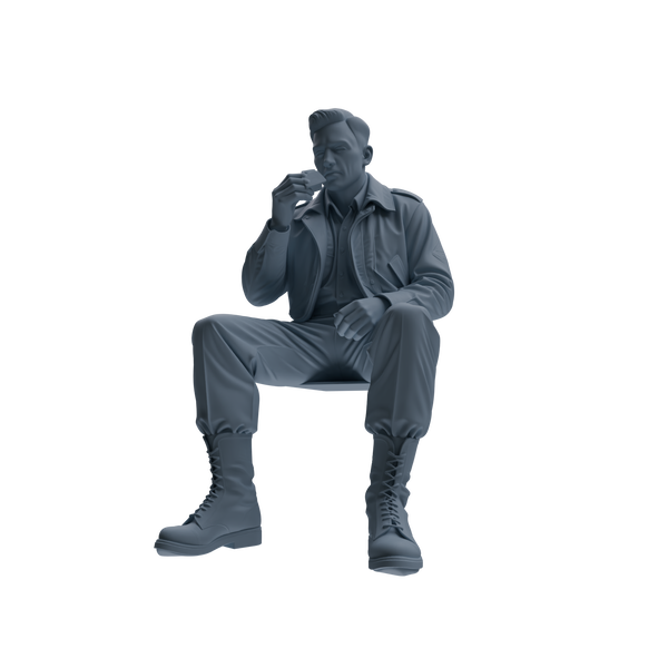 MRY-SFW SSTR102 Miniatures Soldier Model Kit Enemy at Stalingrad WWII Soviet Soldiers Eating Six-Person Group