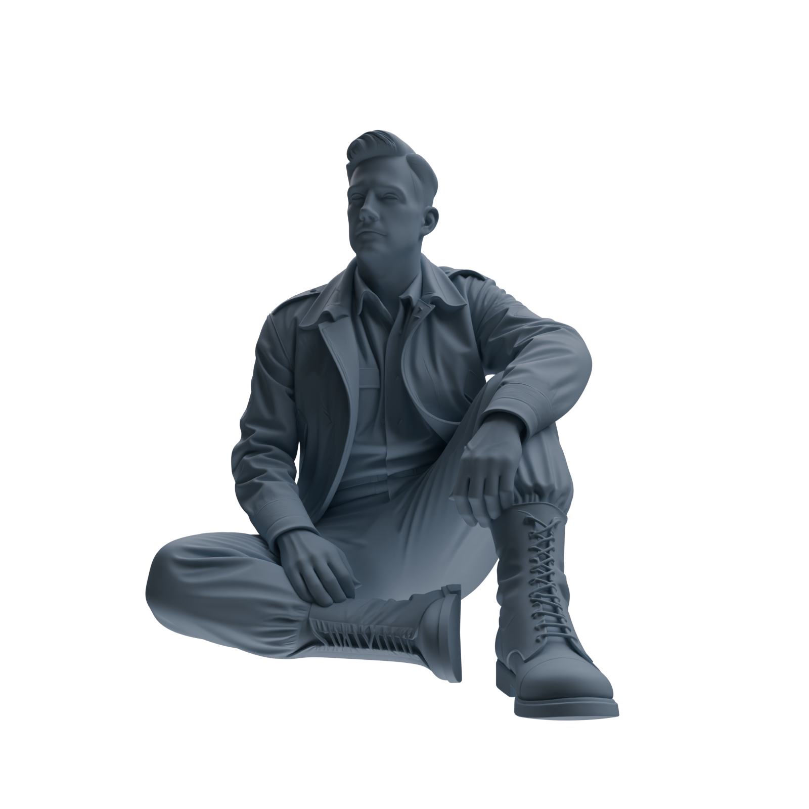 MRY-SFW SSTR107 Miniatures Soldier Model Kit Enemy at Stalingrad WWII Soviet Soldiers Reconnaissance Six-Person Group