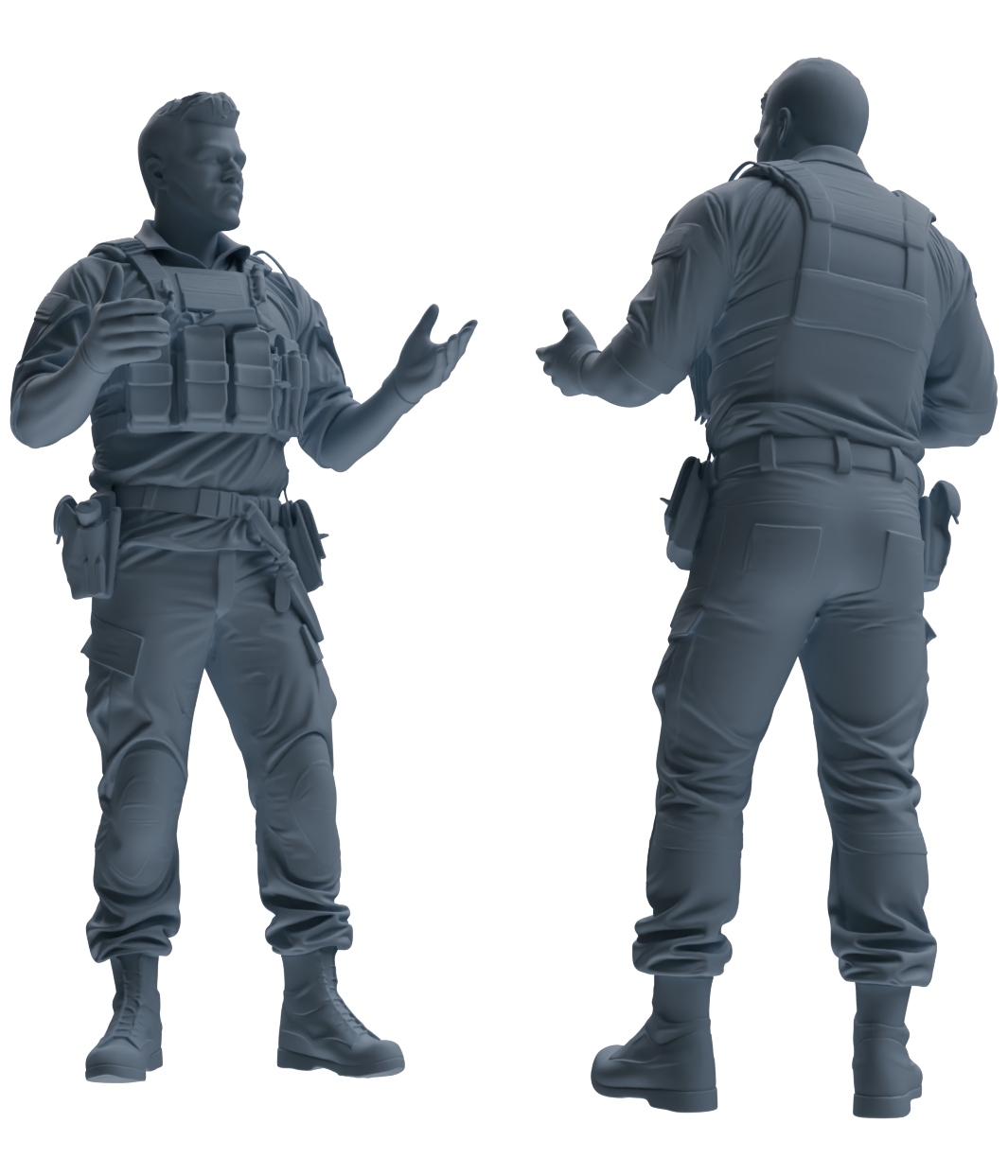 MRY-SFW SSTR010  Modern Navy SEAL Six-Person Conversation Group