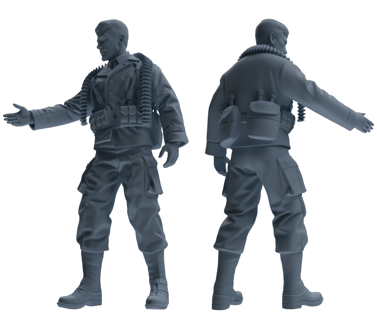MRY-SFW SSTR074 Miniatures Soldier Model Kit Saving Ryan in Normandy WWII U.S. Army Six-Person Wounded Group