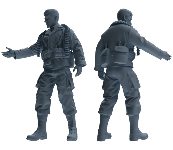 MRY-SFW SSTR074 Miniatures Soldier Model Kit Saving Ryan in Normandy WWII U.S. Army Six-Person Wounded Group