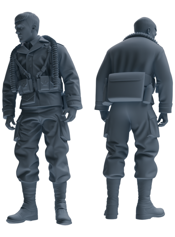 MRY-SFW SSTR067 Miniatures Soldier Model Kit Saving Ryan in Normandy WWII U.S. Army Six-Person Conversation Group