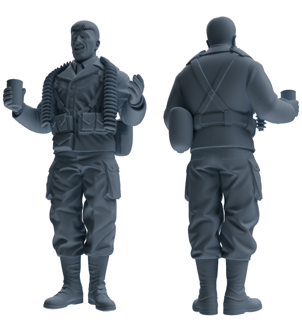 MRY-SFW SSTR065 Miniatures Soldier Model Kit Saving Ryan in Normandy WWII U.S. Army Six-Person Singing Group