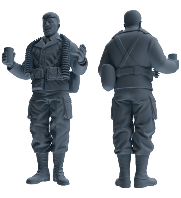 MRY-SFW SSTR065 Miniatures Soldier Model Kit Saving Ryan in Normandy WWII U.S. Army Six-Person Singing Group